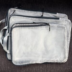 Tripped Compression Packing Cube Set - 3 See Through